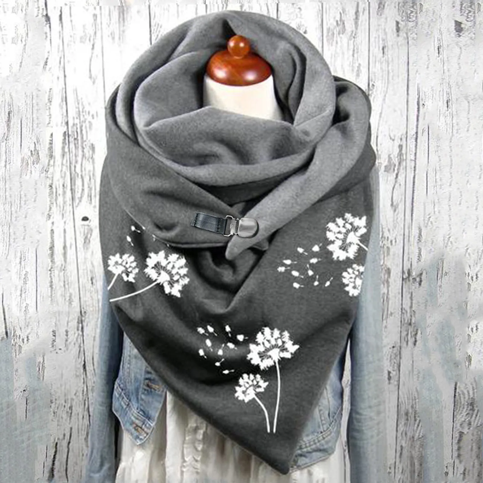 Printing Button Soft Wrap Luxury Scarves For Women Winter Warm Scarves Shawls Fashion Wrap Winter Scarves шарф женский