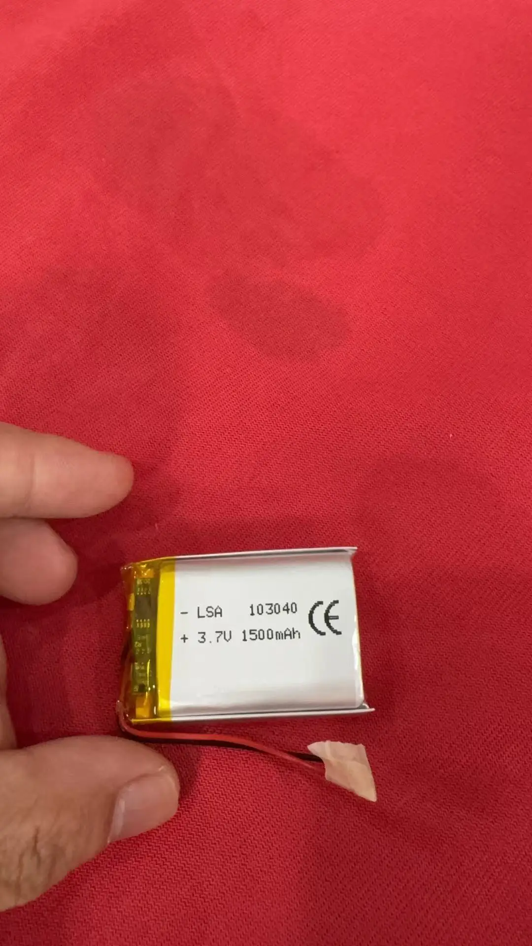 buy more will cheap 1500MAH polymer battery 103040 full capacity with protective plate 3.7V battery cell durable