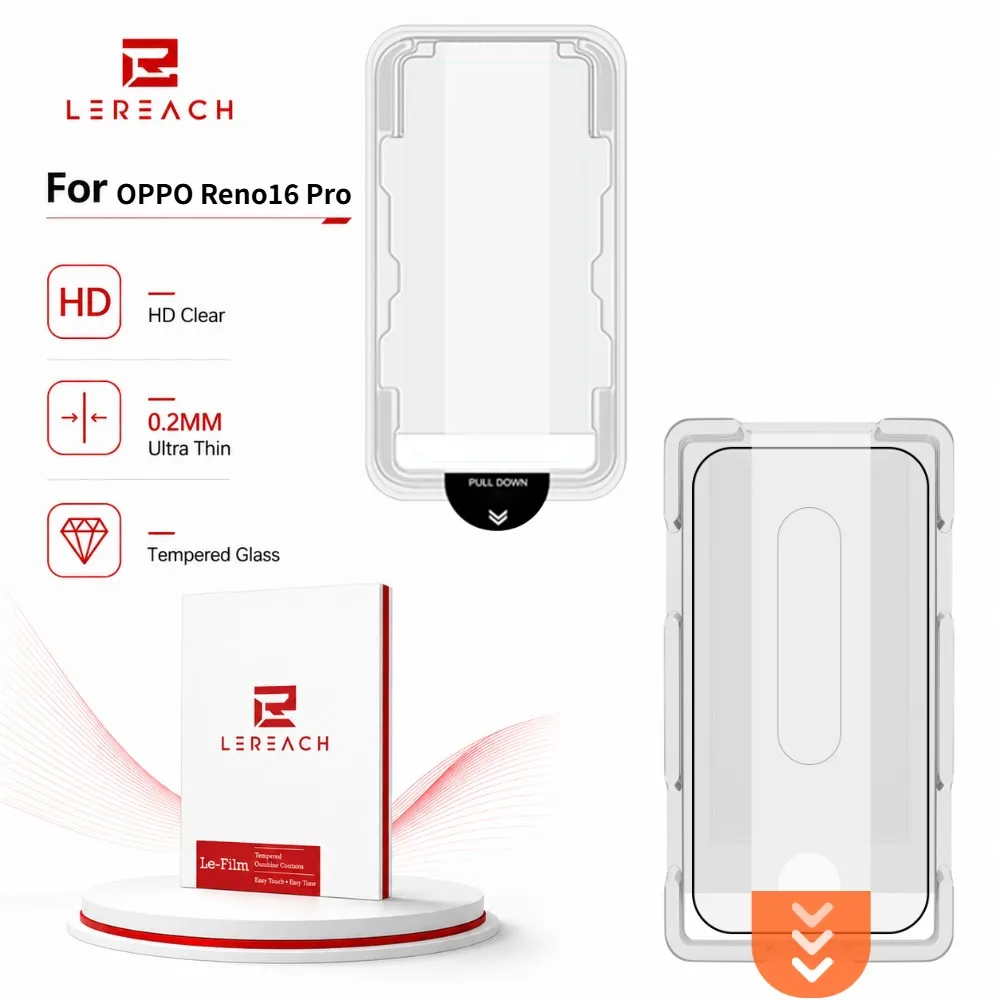 Tempered Glass For OPPO Reno16 Pro Reno 16 F Protector Film Chamber Locator Anti-Dust 9H FM2000