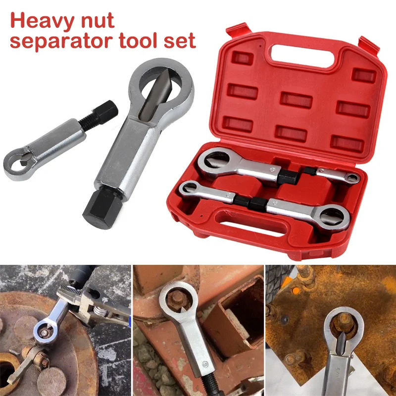 

Heavy-Duty Nuts Splitter Tools Set Nut Breaker Tool Durable Portable Nuts Heavy-Duty Nuts Splitter Tools Heavy-Duty CLH@8