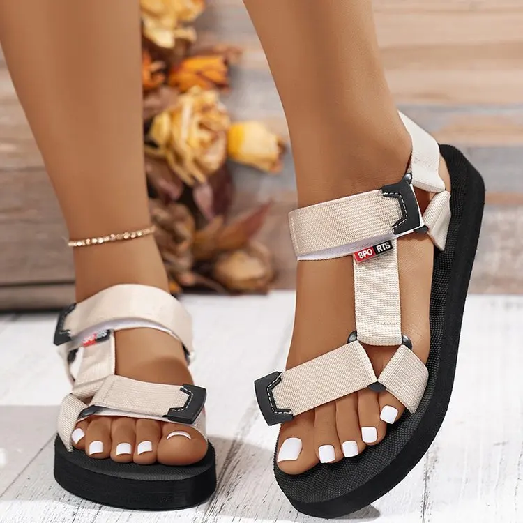 New Cross-Border Foreign Trade Large Fashion and Comfort Fusion Women's Roman Sandals Super Large Size 43