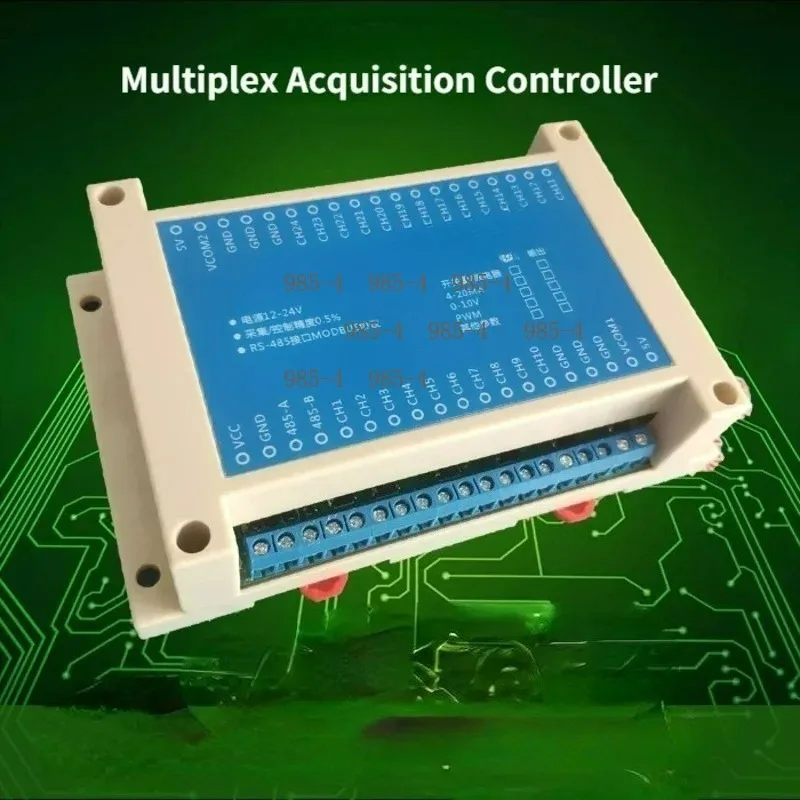 RS485 to Analog Converter, 0-20MA 4-20MA 0-5V 0-10V AO Module
