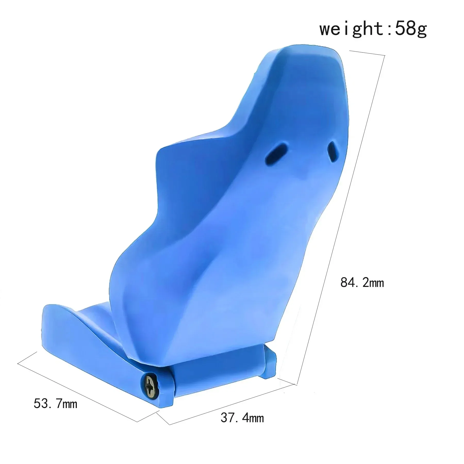 1/10 Scale Rock Buggy Simulation Cab Driver Seat for RC Crawler Car Axial SCX10 Wraith 90018 90074 RR10 Traxxas TRX4 view 6