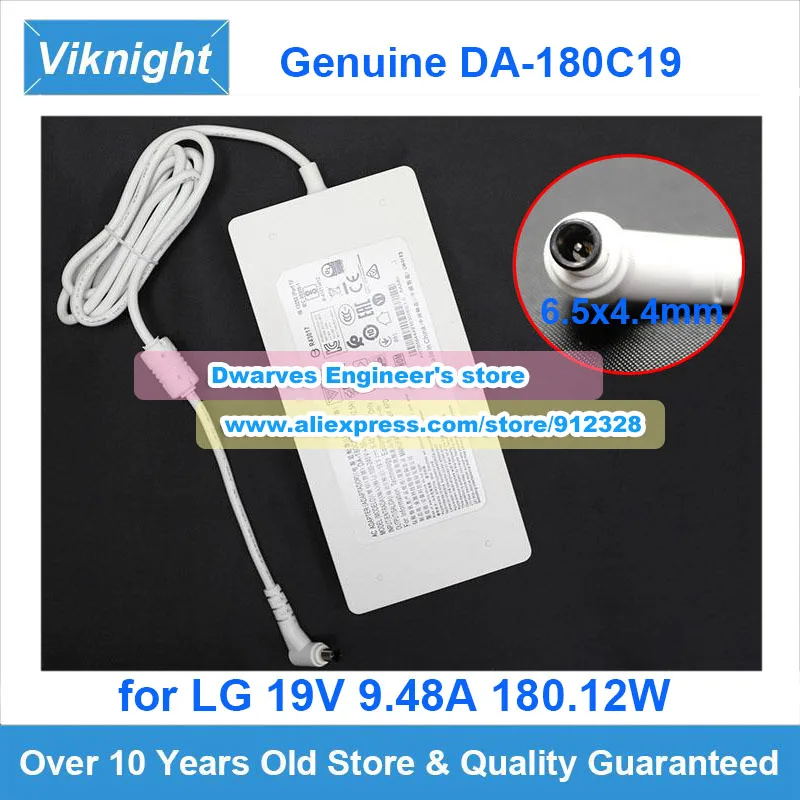 

Genuine DA-180C19 AC Adapter 19V 9.48A for LG 32UD99 38WK95C 34UC99 32UD99-W 38UC99-W 34WK95U-W 98WK95C CURVED LED MONITOR