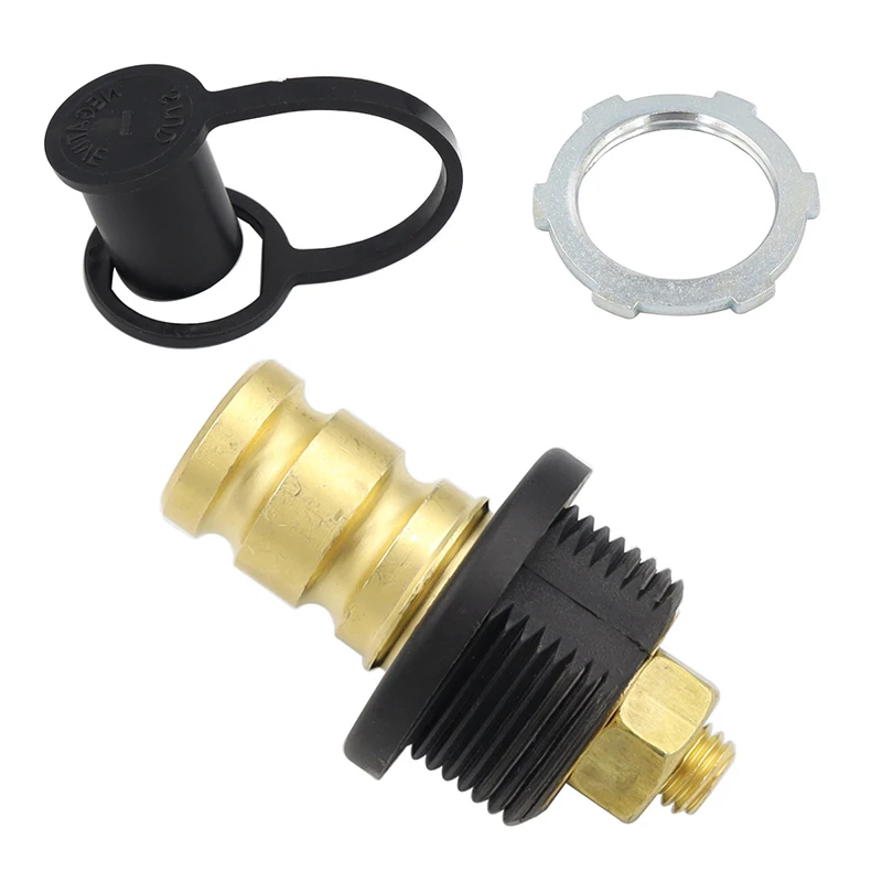 ISURE MARINE Remote Battery Terminals 20mm Stud Battery Jump Post with Cover, 250A Battery Charger Post Kit