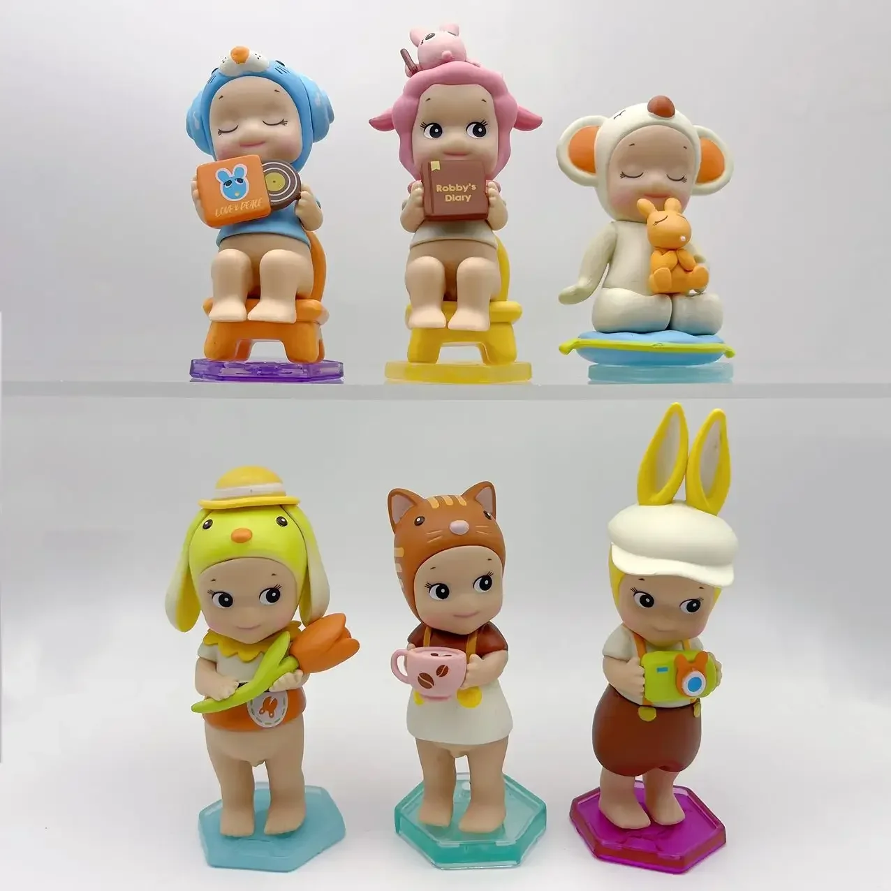 Kawaii سوني الملاك استمتع باللحظة لايف ويل سلسلة شخصيات كرتونية الحلي الدمى المشجعين الأطفال هدية الكريسماس اللعب