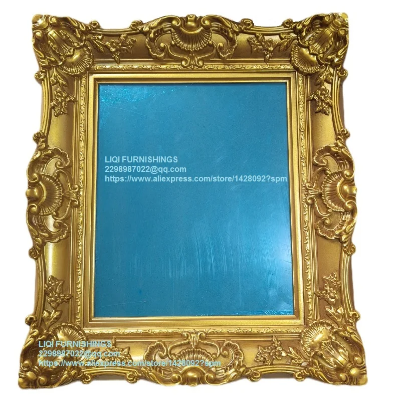 

European Style Carved ABS Plastic Decoration Picture Frame For Home Weddings Hotels