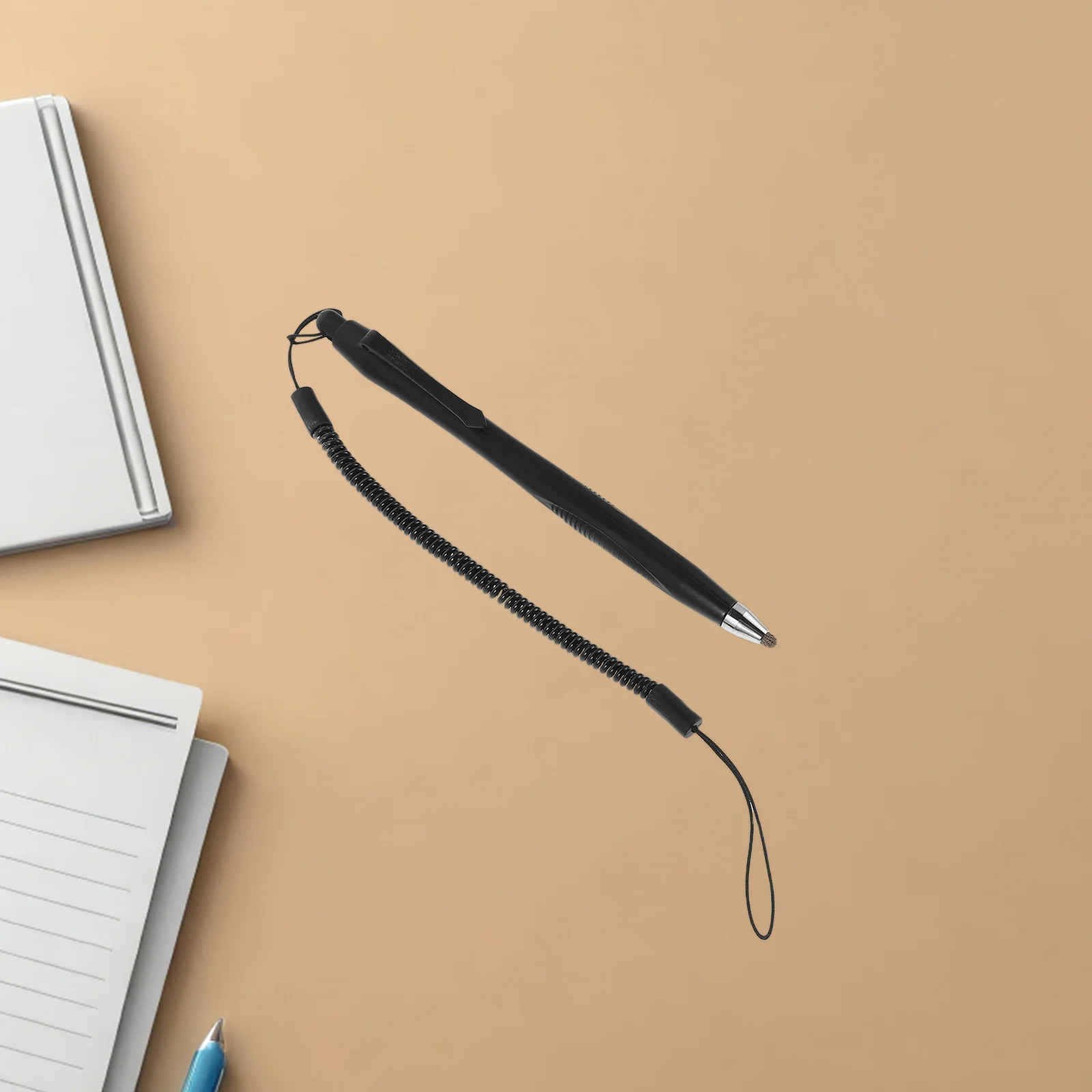 2 قطعة قلم ستايلس عالمي بالسعة شاشة تعمل باللمس الألياف تلميح الحساسة الربيع لفائف الدقة الرسم ملاحظة تدوين الهاتف اللوحي #2