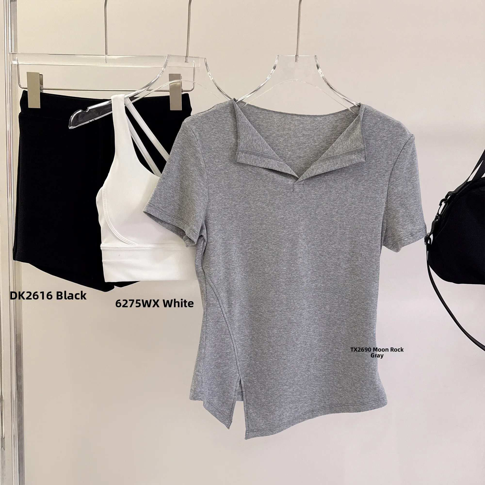 2026 New Women's Yoga Suit Set Sensation Short Sleeve Training Running Shorts Fitness Three-piece Breathable Sporty Style