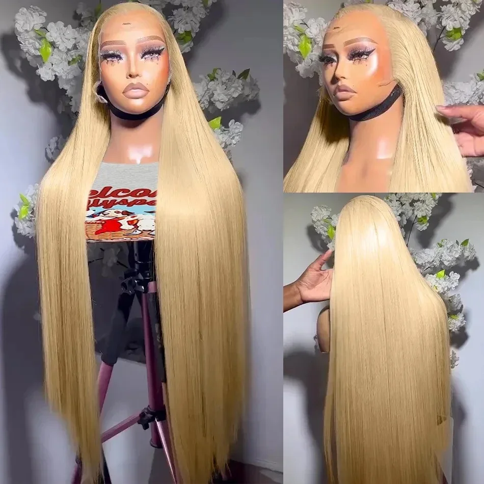 

613 Blonde 13x6 HD Transparent Lace Front Wig Straight Lace Front Wigs For Women Choice 613 hd Lace Frontal Wig Human Hair