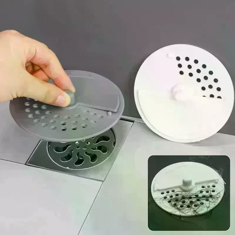 

Rotatable Anti-odor Drain Cover Hair Filter Sink Sewer Lid With Drain Holes Adjustable Anti-Clogging For Kitchen Bathroom
