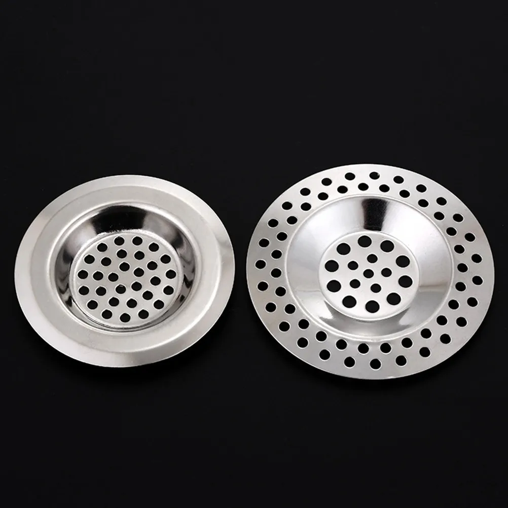 

6Pcs Premium Stainless Steel Sink Strainer Filter Net Efficient Drain Guard for Kitchen Bathroom Floor Hair and Food Waste