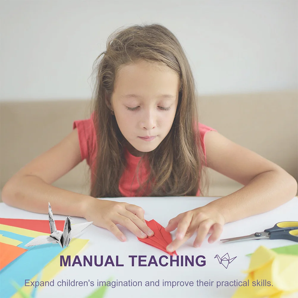 

100Pcs Pearl Origami Paper Square Decorative Folding Paper DIY Craft for Creative DIY Arts Projects Supply