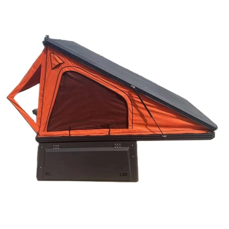 2025 Adventure Aluminum 4x4 Pickup Truck Tent Single Layer with Camper Roof Top Straight Bracing Includes Tool Box for 2 Persons