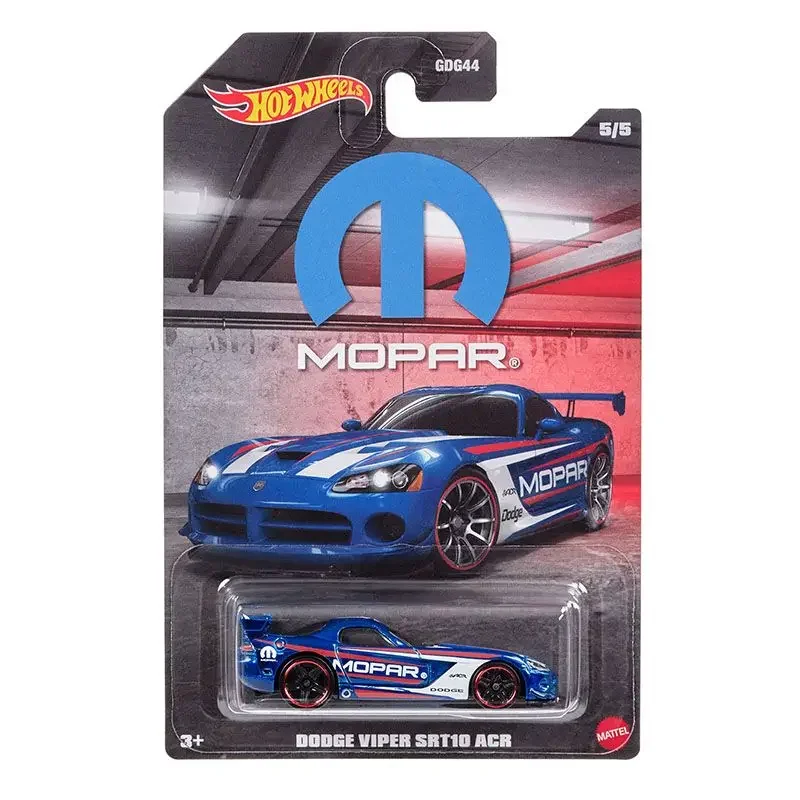 Original Hot Wheels Car Mopar Dodge Diecast 1:64 Voiture Dodge Charger SRT Viper SRT10 ACR Boys Toys for Children Birthday Gift