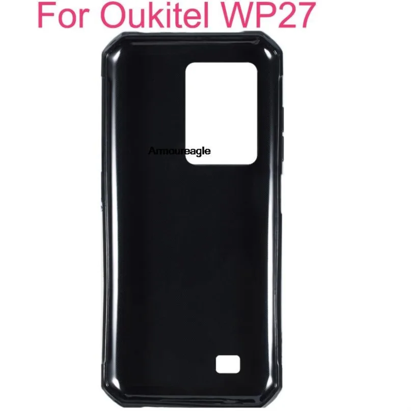 black guard on for oukitel wp27 soft tpu phone case for oukitelwp27 oukitel wp 27 cover siliconce protective coque shell shield