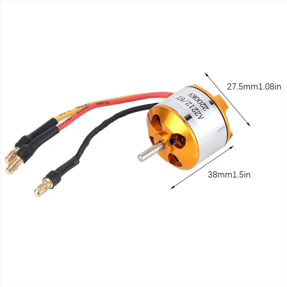(CLOS) 2212 KV2200 Motor+40A Brushless ESC XT60 RC Motor ESC Set for Drone Helicopter Upgrade Accessories