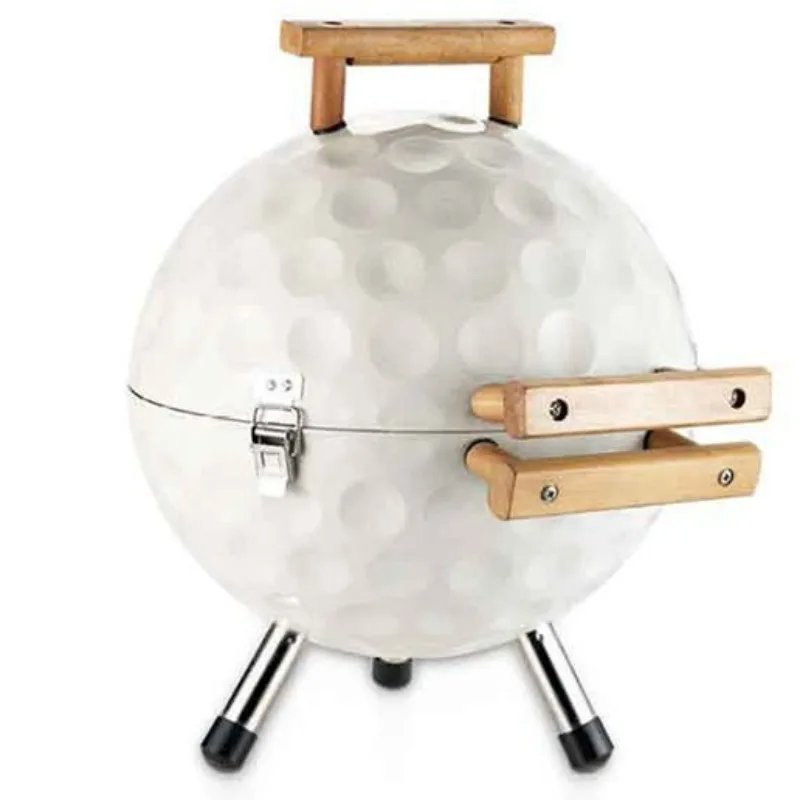 

Barbecue Grill Charcoal Hanging Grill Garden Camping Field Skewers Grill Round Apple Grill