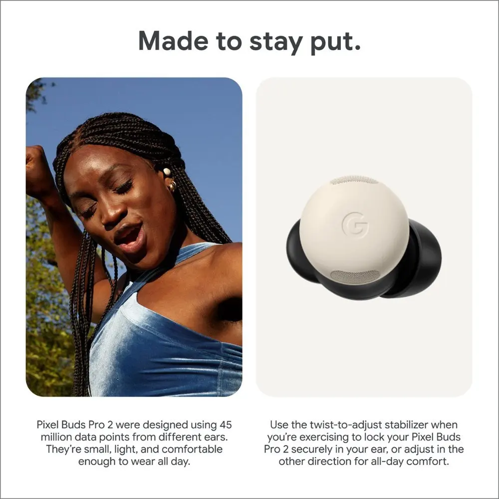 Brand New Google Pixel Buds Pro 2 - Wireless Earbuds with Active Noise Cancellation – Bluetooth Headphones