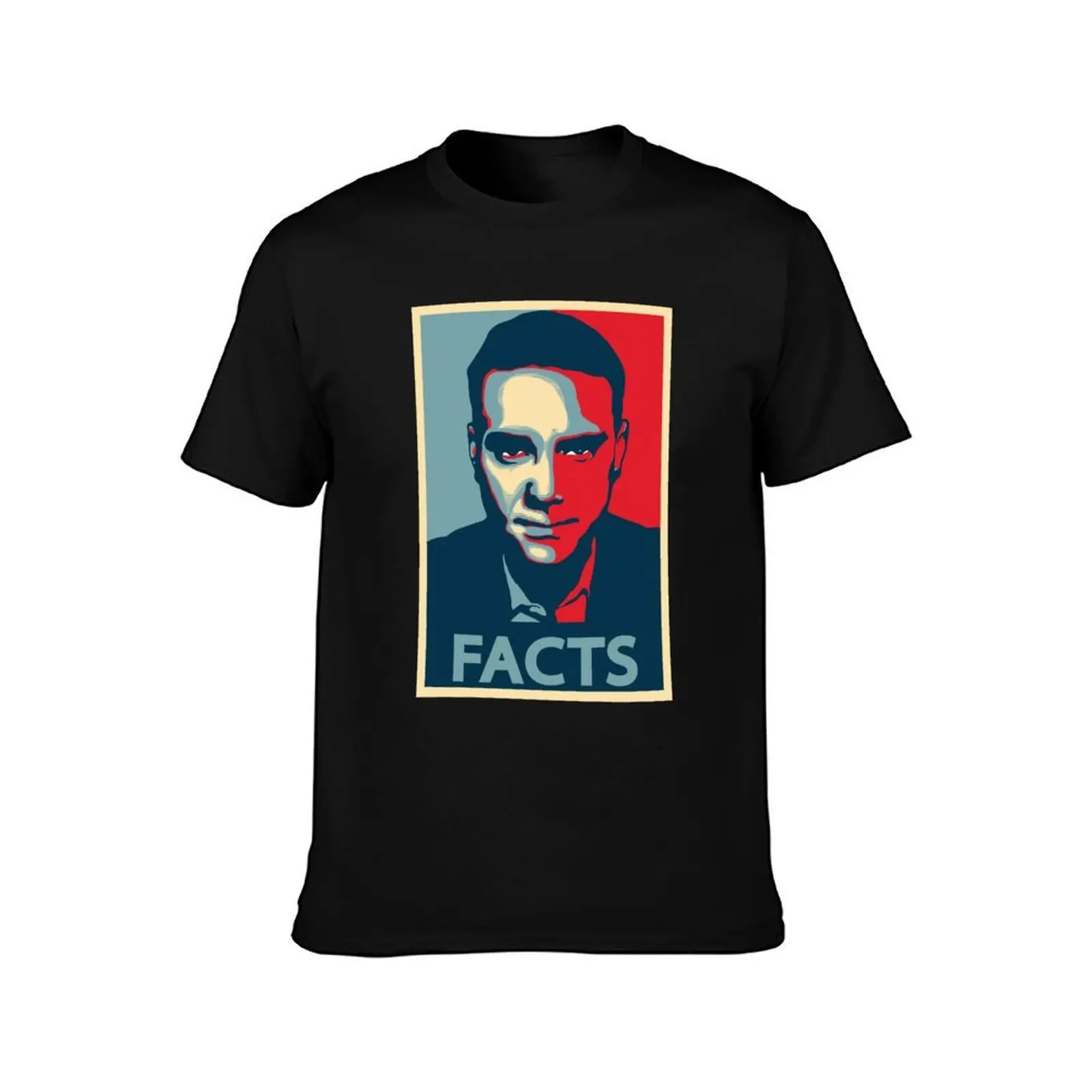 Ben Shapiro Portrait, Facts Don't Care About Your Feelings T-Shirt Big Size Short Sleeve Tee for Men T-Shirt