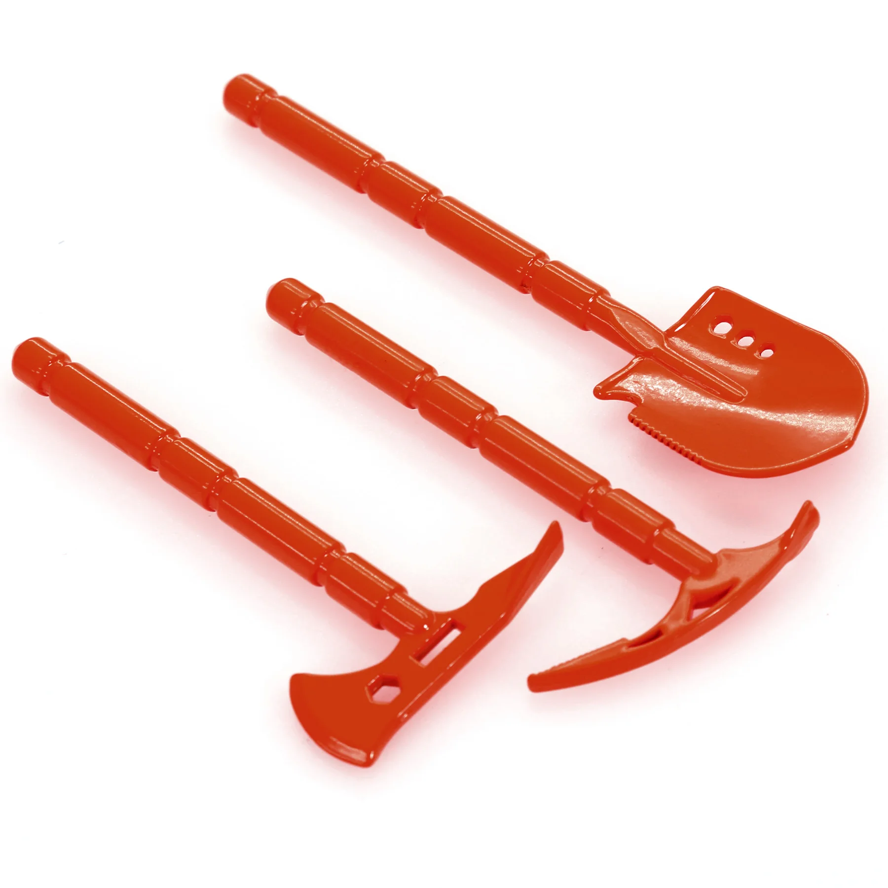 1/10 1/8 rc rastreador carro trx4 defender rc4wd d90 axial scx10 mk07 tanque 300 simulação pá conjunto de três peças peças decorativas