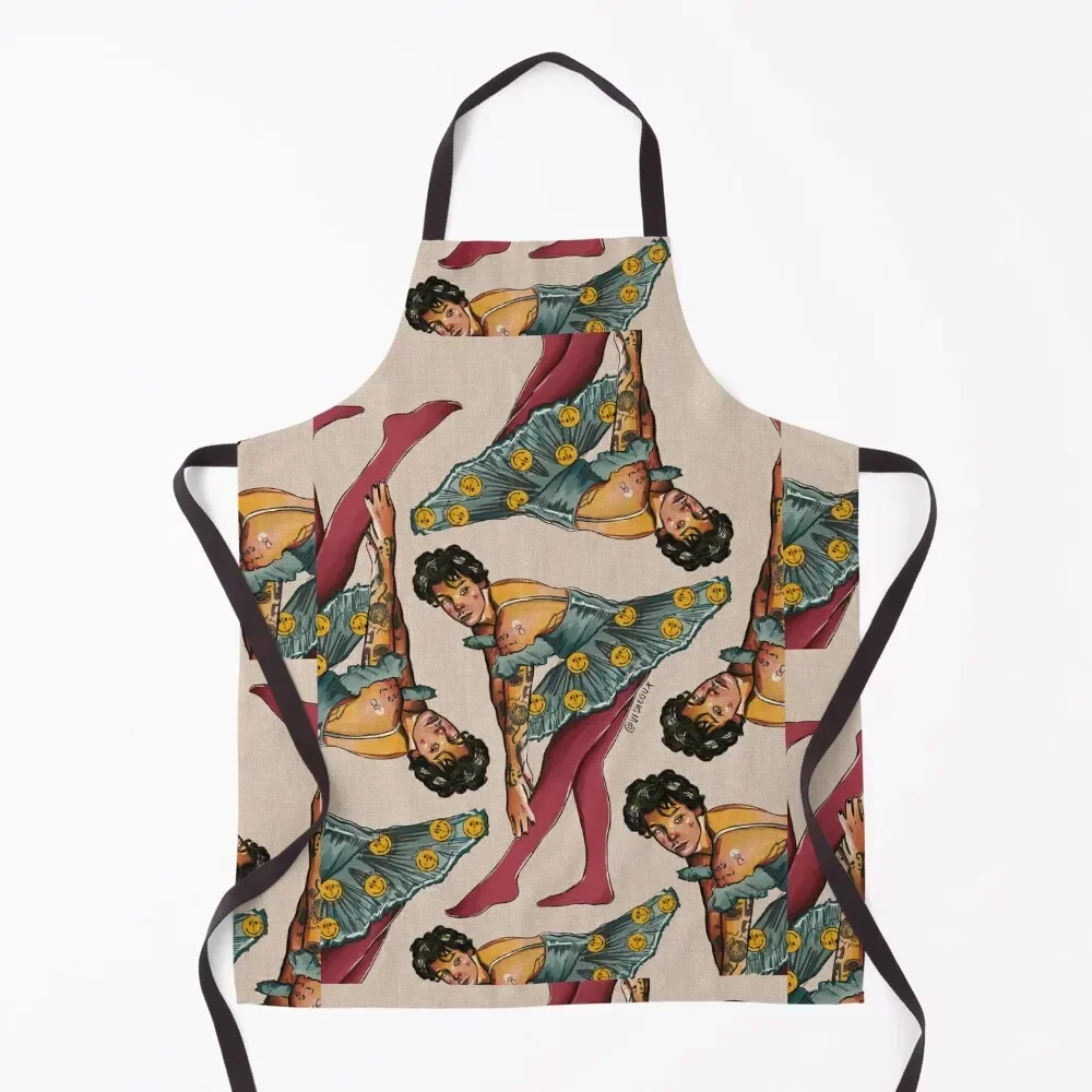 

The Ballerinas Apron bib For Hairdresser Kitchen Handle For Women Apron