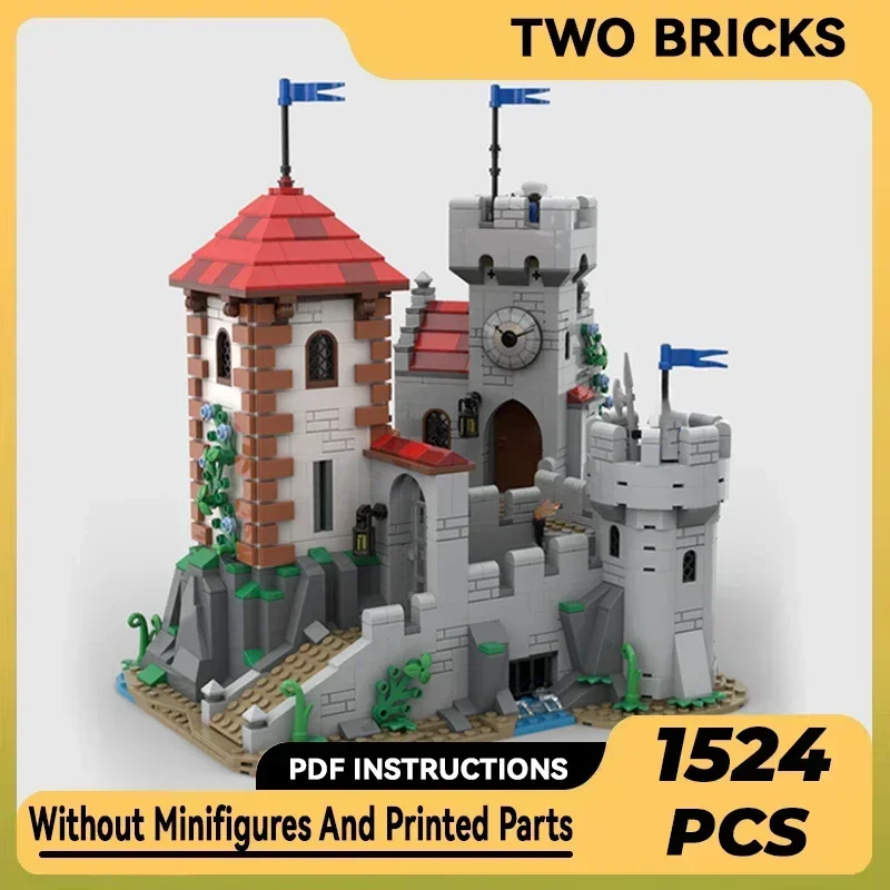 Military Castle Model Moc Building Bricks Strange Seaside Castle Technology Modular Blocks Gift Christmas Toys DIY Sets Assembly