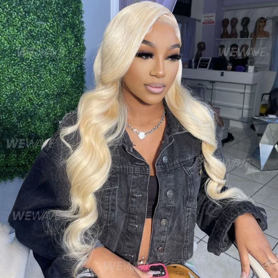 

Парик из натуральных волос блонд 613, 13x6 Body Wave, 13x4 HD Lace Frontal, 30-38 дюймов, с прозрачным кружевом, предварительно выщипанный, для женщин
