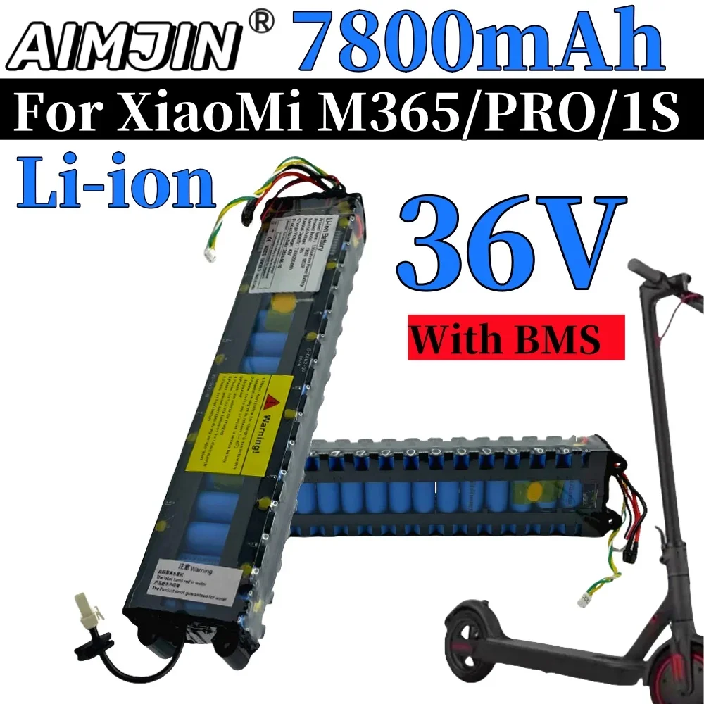 

10S3P 36V 7800mAh 18650 Litium Ion Battery Pack NE1003-H Cell Communication Interface for Xiaomi M365 Electric Scooter