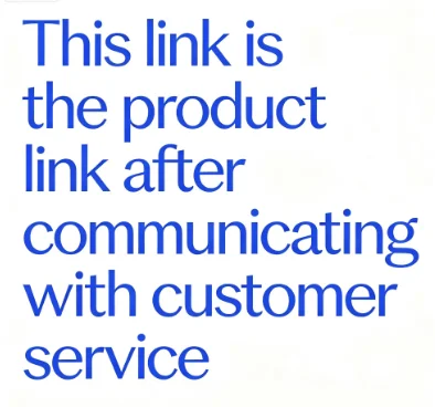 Inquiry about order link & price supplement