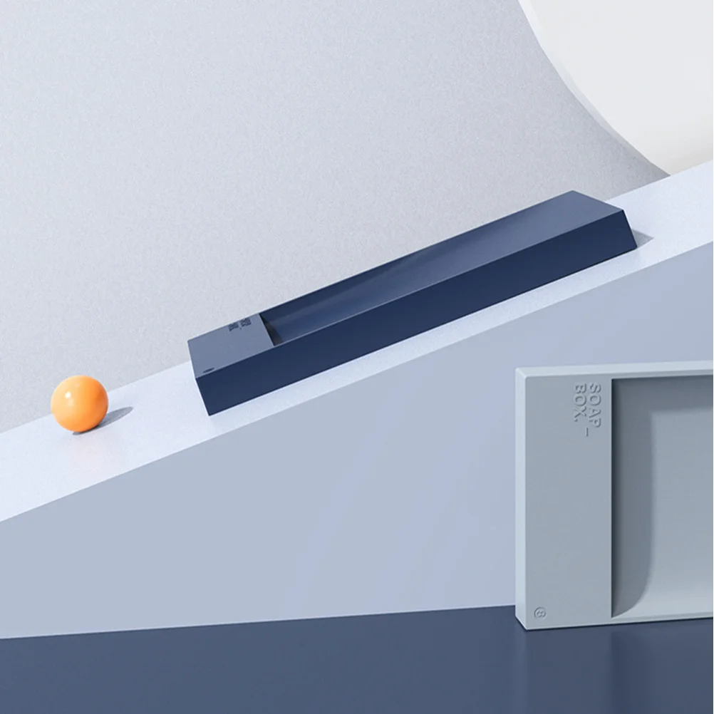 

2pcs Creative Bathroom Box Hidden Drain Non-Slip Sturdy Toilet Soap Holder Household Storage Tray Nail-Free Soap Dish
