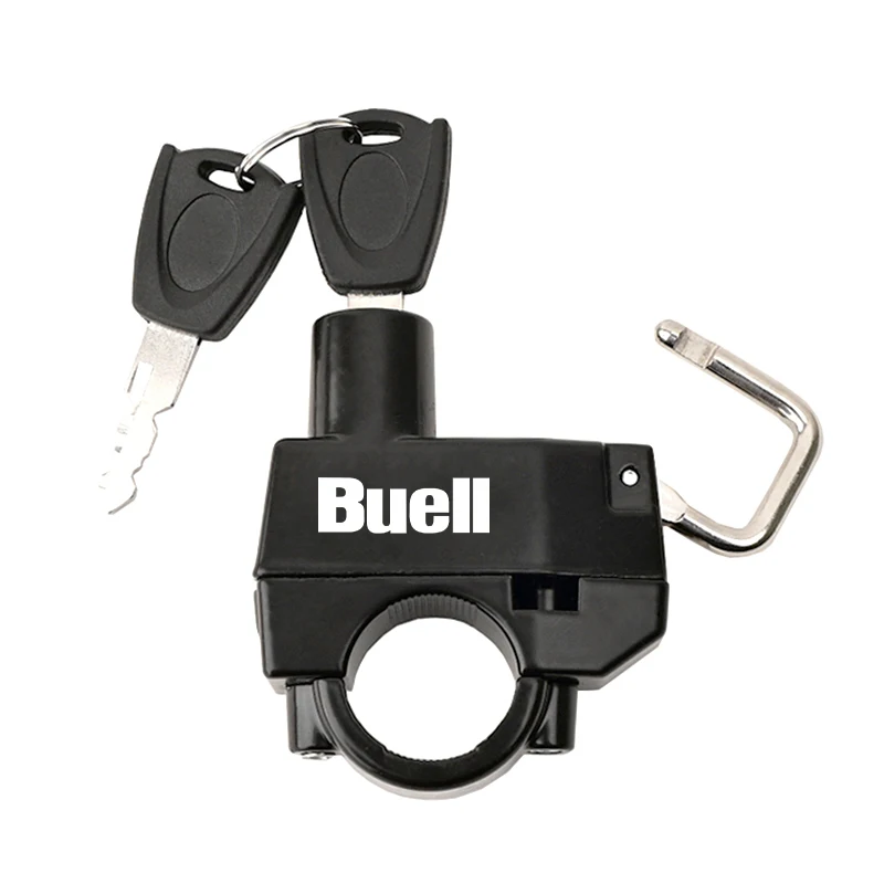 ل Buell XB9/R XB12/R/XT XB9S XB12S XB12Scg يوليسيس 1125CR 1125R العالمي للدراجات النارية خوذة باستخدام الحاسب الآلي قفل خوذة مضادة للسرقة