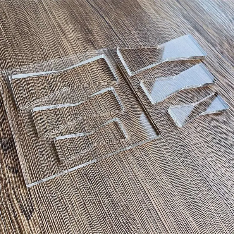 Fresh Clear Router Template Set Transparent Acrylic Butterflies Design Router Cutting Guide