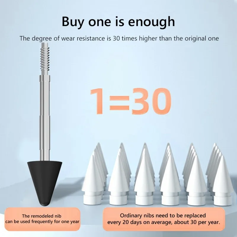 Pen Tips for OPPO Pencil 2/Pro Replacement Pencil Nib Wear Resistance Touch Stylus Pen Refill for OPPO Pencil 2 Pro Accessory