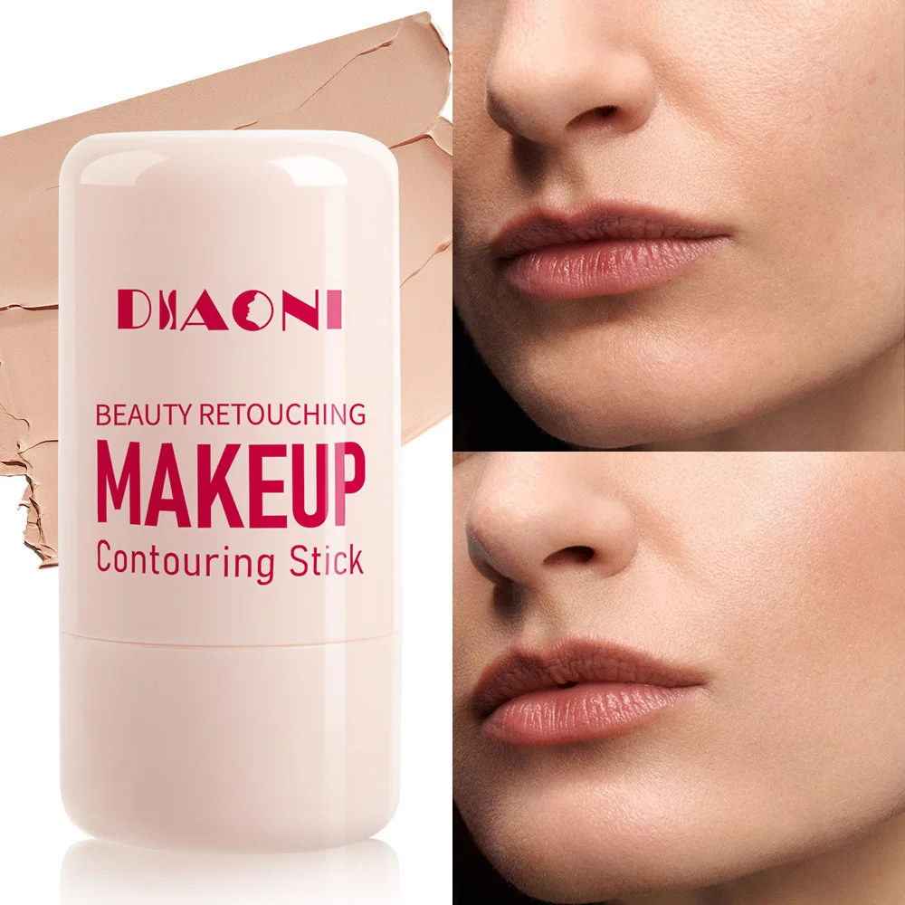 Blotting and Long-lasting Foundation Stick, Water-resistant and Sweat-proof, with Contouring Effect and No Fallout.