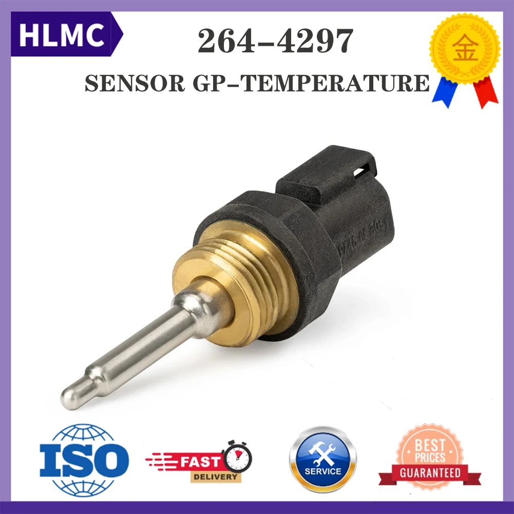 

Engine Coolant Temperature Sensor 264-4297 Excavator C7 C12 C15 725 730 735 740 420E 3126 8YL E325C E330C 525C 535C 525D 535D