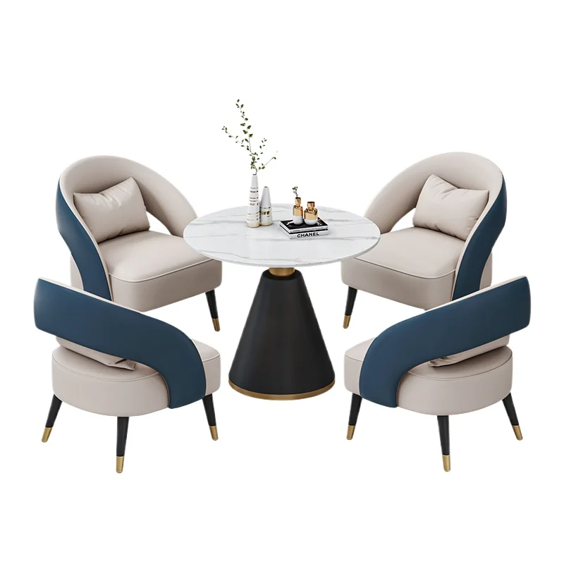 

Meeting single sofa chair reception negotiation table and chair combination