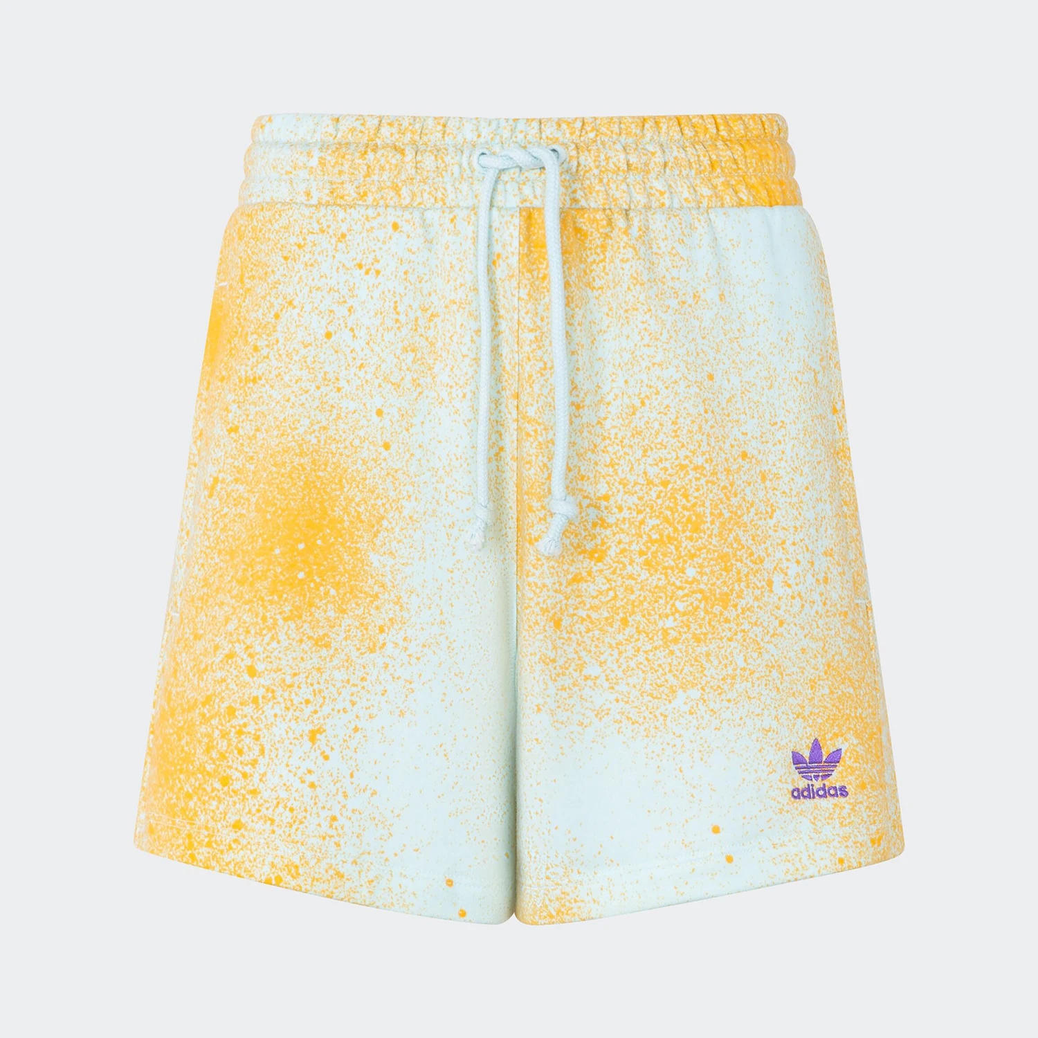 

Оригинальные женские модные дышащие шорты Adidas Trefoil со средней талией и принтом HL6610