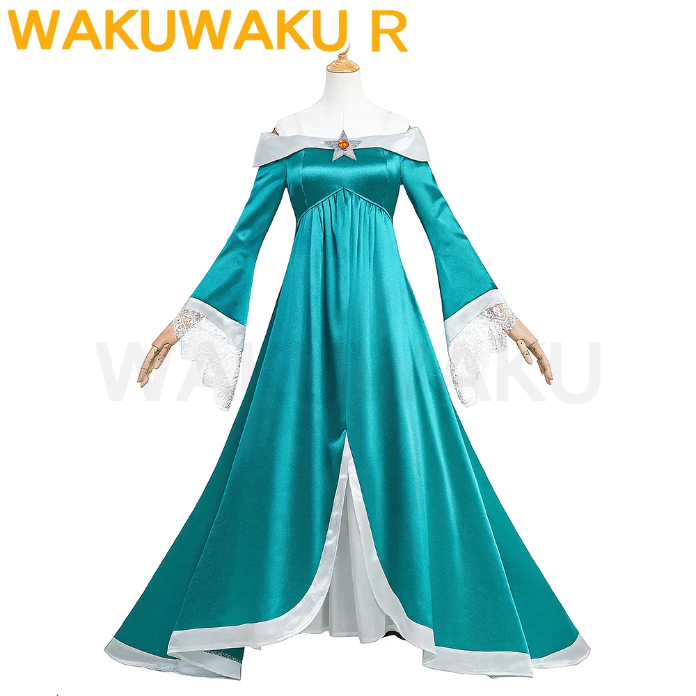 

Rosalinaa Princess Cosplay Costume Anime Cosplay【XS-3XL】WakuWaku-R Women Princess Dress Cute Christmas Star Cosplay Plus Size