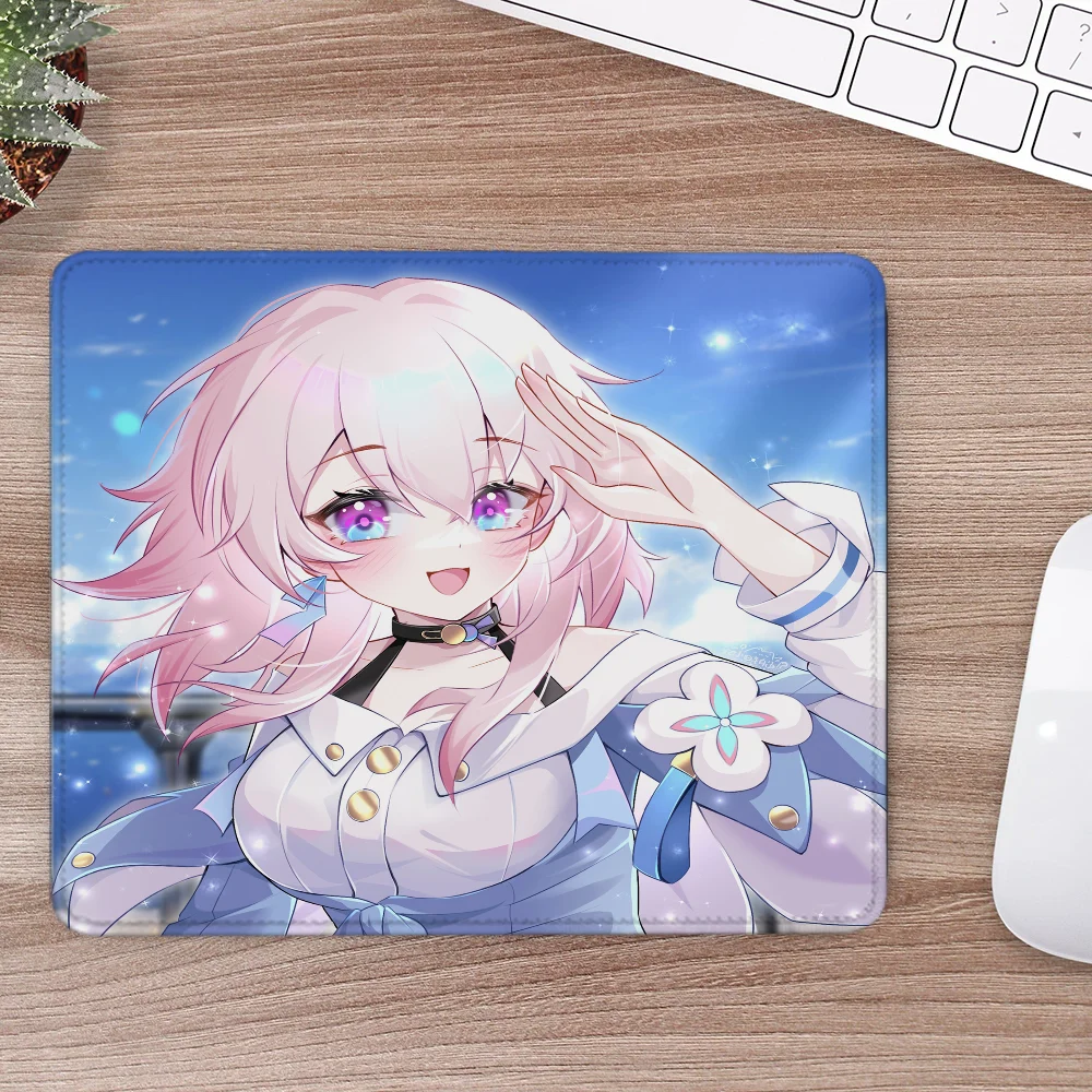 Honkai Star Rail Office Desk Accessories Small Mouse Pad for Computer Mouse Gaming Mats Mousepad Gamer Offices Mat Anime Gadgets