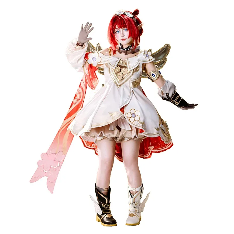 

Honkai Star Rail Косплей Костюм Tribble Высококачественная ролевая игра Новое милое платье Лолиты Шорты Крылья A;2,C'4,H.