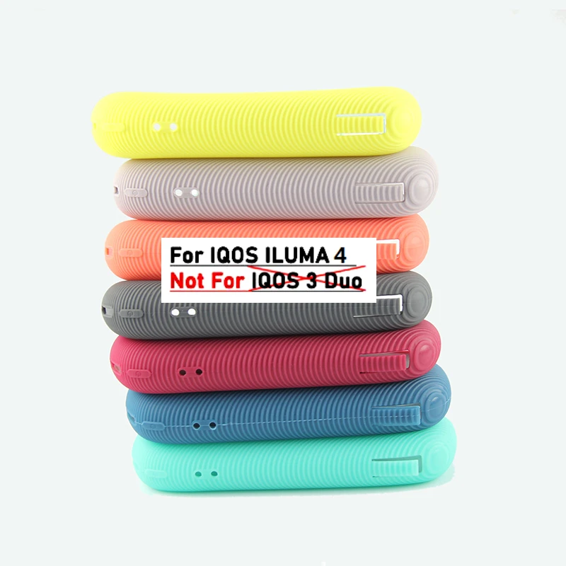 Silicone Protective Case + Side Cover for IQOS ILUMA High Quality Protective Cover for IQOS 4 ILUMA Case Outer Accessories