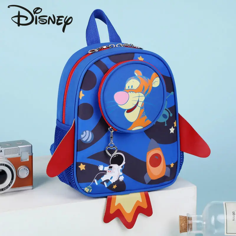 

Disney Tigger 2023 New Children's Backpack Fashion High Quality Student School Bag Cartoon Multi Function Children's Backpack