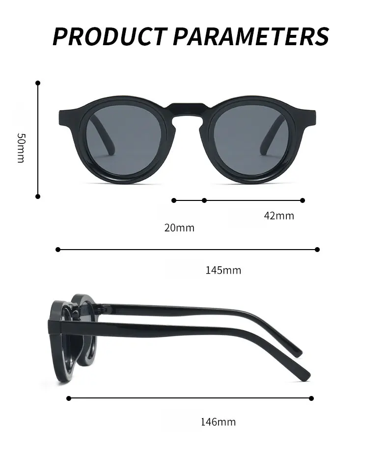 2025 Retro-Sonnenbrille mit dickem Rahmen, ovale Sonnenbrille für Herren, amerikanischer Stil, graue Brillen, Retro-Leopardenmuster-Brille, UV400-Rezept – Detail 4