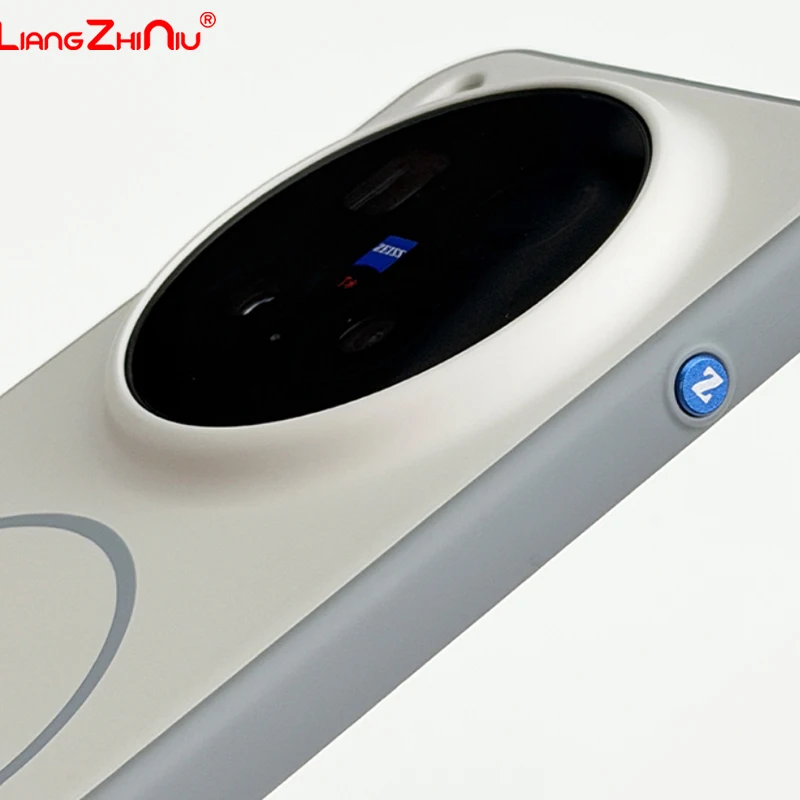 ل Vivo X300 Pro Vivo X300 حافظة هاتف مغناطيسية موضة نغمتين من البولي يوريثان حافة ناعمة Magsafe شحن لاسلكي مضاد للبصمة