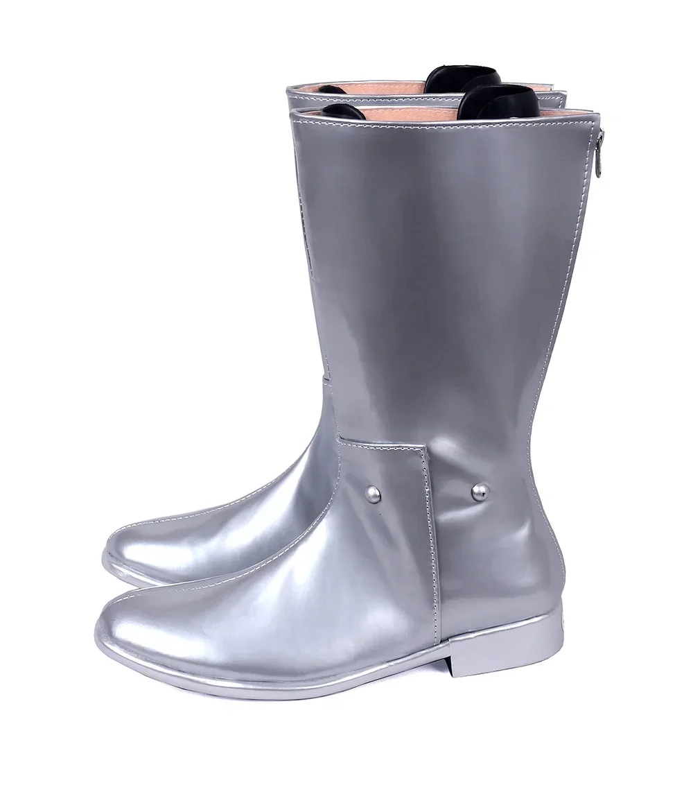 JoJo Bizarre Adventure – bottes de Cosplay Polnareff, chaussures de Costume Anime sur mesure pour hommes et femmes, fête d'halloween