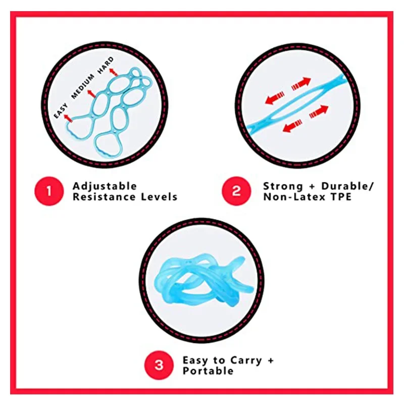 7-отверстие для пилатеса, йоги, фитнеса, резиновая лента для груди, расширитель, веревка для тренировок, упражнения для мышц, эластичная лента, спортивное оборудование для спортзала