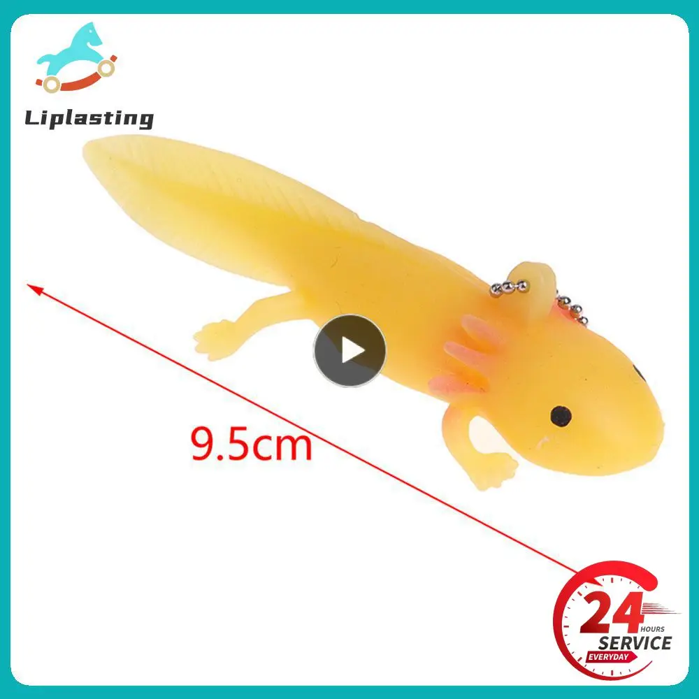 

Funny Keychain Antistress Soft Fish Giant Salamande Stress Toy Squeeze Prank Joke Toys For Gag Gifts Brinquedo