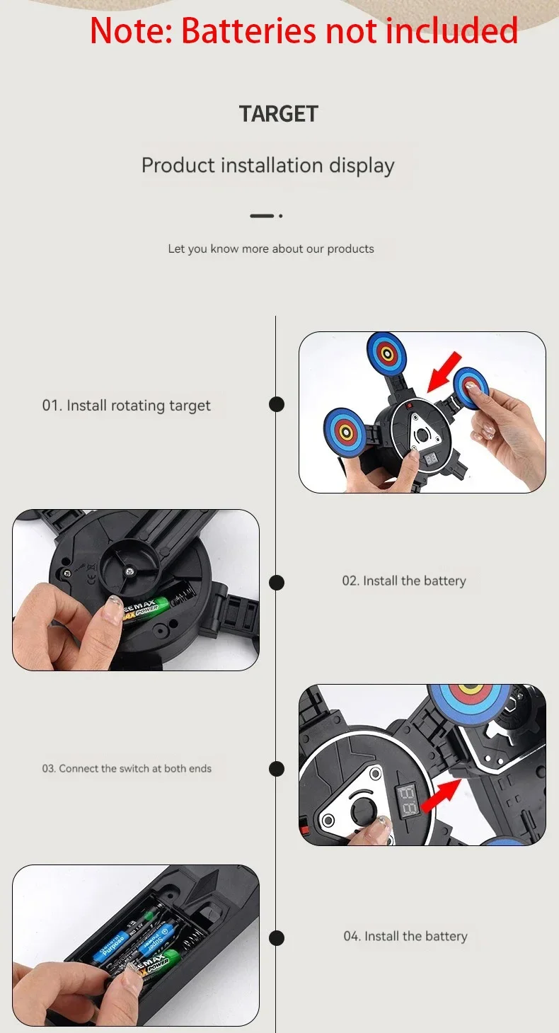 자동 리셋 전자 점수판, 너프건 AWM 소프트 총알총 젤 볼 스프레이어 연습용 98K 에어소프트