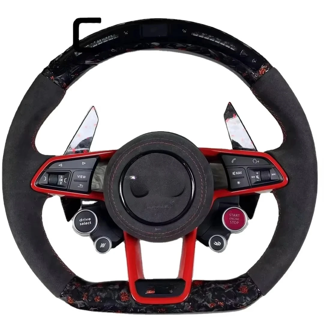 Customized Carbon Fiber Steering Wheel fori Rs3 Rs4 Rs5 Rs6 Rs7 S5i A4 B9 A5 RS3 RS4 RS5 S3 S4 S5custom